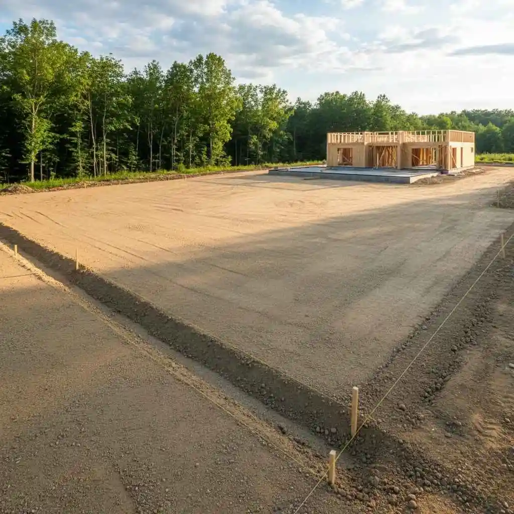 Importance of Grading & Site Prep for Miami Properties 1 sloped, professionally graded landscape