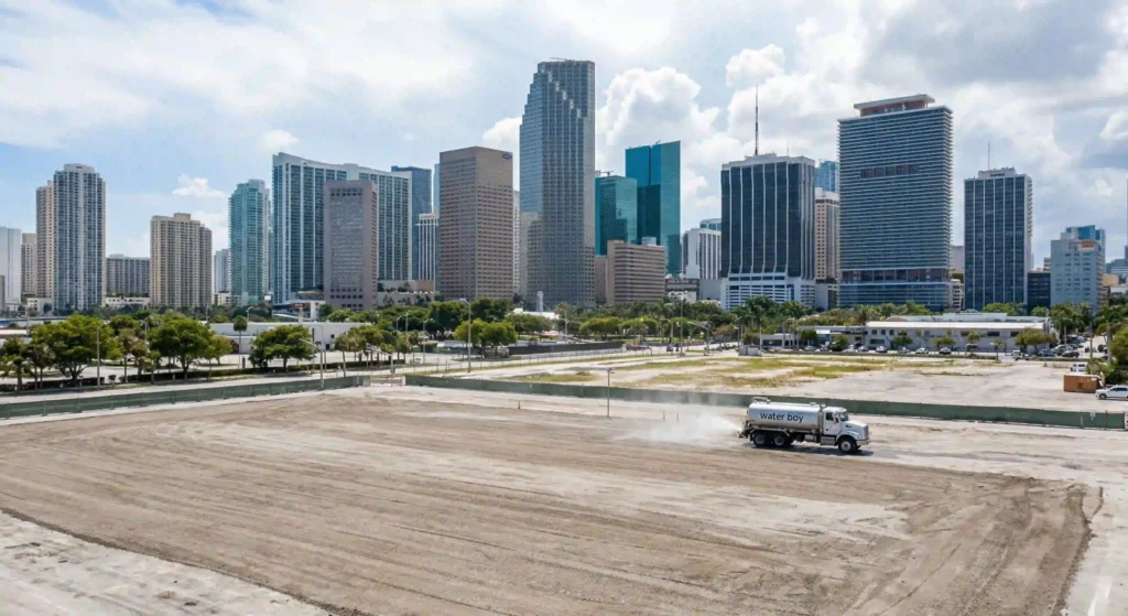 Expert Demolition and Site Clearing in Miami, FL 1 cleared construction lot