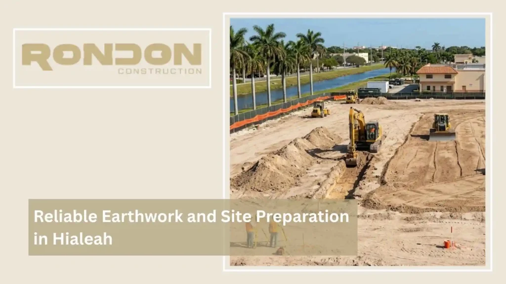 Reliable Earthwork and Site Preparation in Hialeah